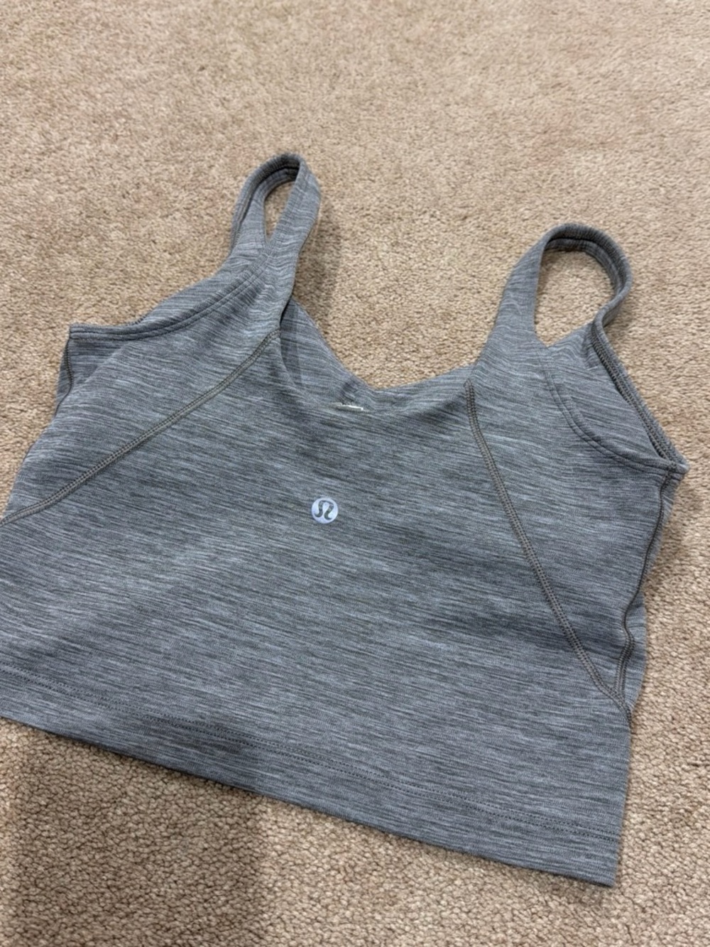 lululemon Heather Gray Tank Top